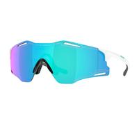 Oakley - Cybr Zero Polished White Prizm Sapphire - Lunettes de soleil