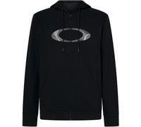 Oakley Ellipse Blackout, sweat à capuche zippé S Noir Noir