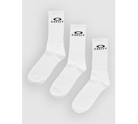 Oakley Ellipse Logo 3 Pack Chaussettes blanc L