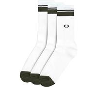 Oakley Essential Socks (3 Pcs) Chaussettes essentielles (Lot de 3), Blanc, M Homme