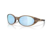 Oakley Homme Oakley OO9438 EYEJACKET REDUX 943845 Lunettes de soleil O_Matière Marron Bleu Carré Polarisé