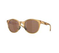 Oakley Femme OO9474 SPINDRIFT 947412 Lunettes de soleil O_matter Jaune Marron Ronde Polarisé Prizm