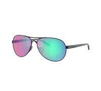 Oakley Femme Sunglass Feedback - Couleur du Monture: Noir satiné, Couleur de Lentille: Prizm Golf