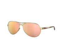 Oakley Femme Sunglass Feedback - Couleur du Monture: Or poli, Couleur de Lentille: Prizm Polarized Or rose