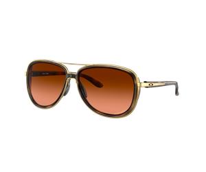 Oakley Femme Sunglass OO4129 Split Time - Couleur du Monture: Marron Écaille de tortue, Couleur de Lentille: Dégradé Prizm Bronze