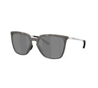 Oakley Femme Sunglass Sielo SQ - Couleur du Monture: Écaille de tortue Noir mat, Couleur de Lentille: Prizm Polarized Noir