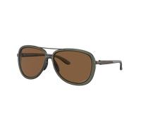 Oakley Femme Sunglass Split Time - Couleur du Monture: Encre Olive, Couleur de Lentille: Prizm Bronze