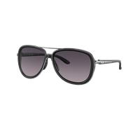 Oakley Femme Sunglass Split Time - Couleur du Monture: Velvet Noir, Couleur de Lentille: Prizm dégradé Gris