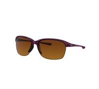 Oakley Femme Sunglass Unstoppable - Couleur du Monture: Framboise Spritzer, Couleur de Lentille: Dégradé Marron Polarisé