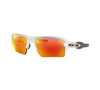 Oakley Flak 2.0 XL Poli Blanc Prizm Ruby Lunettes Sunglasses