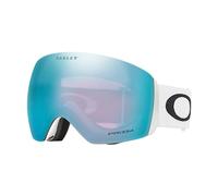 Masque Oakley Flight Deck L blanc noir avec verre Prizm Snow Sapphire Iridium
