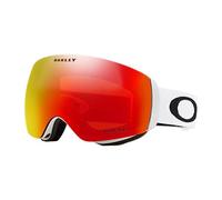 Oakley Flight Deck XM Masque de Ski Mixte Adulte, Matte White/Prizm Torch Iridium, Taille Unique