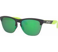 Oakley Frogskins Lite Noir Brillant Vert Noir W / Prizm Jade Iridium OO9374-29