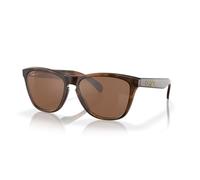 Oakley Unisex OO9013 FROGSKINS 9013C5 Lunettes de soleil O_matter Tortue Marron Carré Normale Prizm