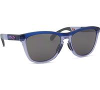 Oakley Lunettes Frogskins X Fortnite Brite Bomber Mat transparent bleu Verres Prizm noir