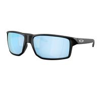 Oakley Lunettes de soleil Gibston XL Noir mat Prizm Deep Water polarisées Mixte Taille unique 2025