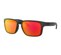 Oakley Lunettes de soleil Holbrook Noir mat – Prizm Ruby Cat 3