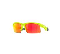 Oakley, Homme, Accessoires, Jaune, Taille: 62 MM Lunettes de soleil de sport enveloppantes pour jeunes
