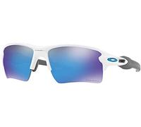 Lunettes oakley flak 2 0 xl blanc prizm sapphir oo9188 9459