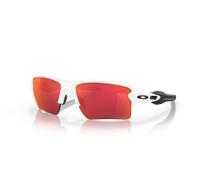 Oakley Unisex OO9188 FLAK 2.0 XL 918803 Lunettes de soleil O_matter Blanc Violet Carré Normale Prizm