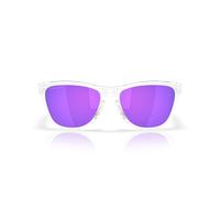 Lunettes Oakley Frogskins S Polished Clear avec verres Prizm Violet
