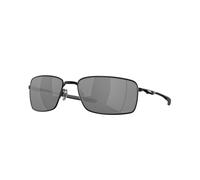 Oakley Homme Oakley OO4075 SQUARE WIRE 407505 Lunettes de soleil Métal Noir Gris Carré Polarisé Prizm Iridium