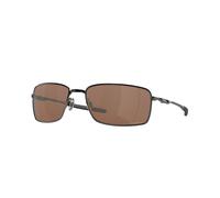 Oakley Homme Oakley OO4075 SQUARE WIRE 407514 Lunettes de soleil Métal Marron Marron Carré Polarisé Prizm