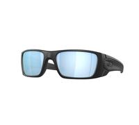 Oakley Homme Oakley OO9096 FUEL CELL 9096D8 Lunettes de soleil O_matter Noir Bleu Carré Polarisé Prizm