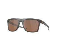 Oakley Leffingwell Prizm Sunglasses Noir Prizm Tungsten/CAT3 Matte Grey Smoke