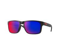 Oakley Homme Oakley OO9102 HOLBROOK 910236 Lunettes de soleil O_matter Noir Rouge positif Iridium Carré Normale Prizm Iridium