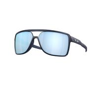 Oakley Homme Oakley OO9147 CASTEL 914706 Lunettes de soleil O_matter Bleu Bleu Carré Polarisé Prizm