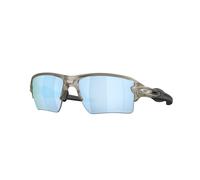 Oakley Homme Oakley OO9188 FLAK 2.0 XL 9188J9 Lunettes de soleil O_matter Gris Bleu Carré Polarisé