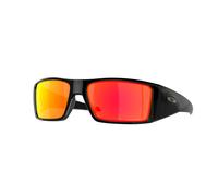 Oakley Homme Oakley OO9231 HELIOSTAT 923106 Lunettes de soleil O_matter Noir Rouge Carré Normale Prizm