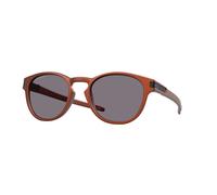 Oakley Homme Oakley OO9265 LATCH 926573 Lunettes de soleil O_matter Orange Gris Ronde Polarisé
