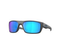Oakley Homme Oakley OO9367 DROP POINT 936706 Lunettes de soleil O_matter Gris Bleu Carré Polarisé Prizm