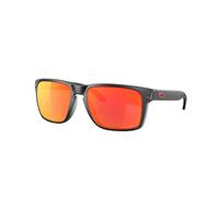 Oakley Homme Oakley OO9417 HOLBROOK XL 941704 Lunettes de soleil O_matter Noir Rouge Carré Normale Prizm