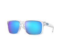 Oakley Homme Oakley OO9417 HOLBROOK XL 941707 Lunettes de soleil O_matter Transparent Bleu Carré Polarisé Prizm