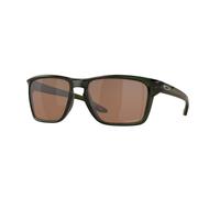 Oakley Homme Oakley OO9448 SYLAS 944814 Lunettes de soleil O_matter Vert Marron Carré Normale Prizm