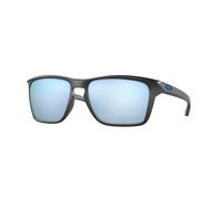 Oakley Homme Oakley OO9448 SYLAS 944817 Lunettes de soleil O_matter Noir Bleu Carré Polarisé Prizm