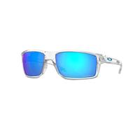 Lunettes Oakley Gibston Polished Clear avec verres Prizm Sapphire