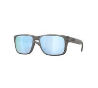 Oakley Homme Oakley OO9509 HOLBROOK S 950905 Lunettes de soleil O_matter Gris Bleu Carré Polarisé