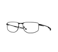 Oakley Homme OX3012 ADDAMS 301201 Montures optiques Métal Noir Transparent Carré Normale