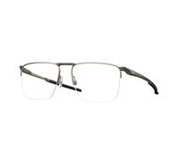 Oakley Homme OX3026 VOON 302602 Montures optiques Métal Gris Transparent Carré Normale