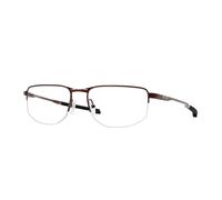 Oakley Homme OX3035 ADDAMS 0.5 303504 Montures optiques Métal Rouge Transparent Carré Normale