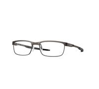 Oakley Homme OX3222 STEEL PLATE 322202 Montures optiques Métal Gris Carré Normale