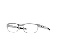 Oakley Homme OX5038 METAL PLATE 503806 Montures optiques Titane Argent Transparent Carré Normale