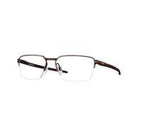 Oakley Homme OX5080 SWAY BAR 0.5 508003 Montures optiques Titane Rouge Transparent Carré Normale