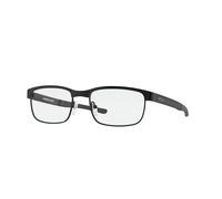 Oakley Homme OX5132 SURFACE PLATE 513201 Montures optiques Titane Noir Transparent Carré Normale