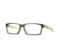 Oakley Homme OX8060 OVERHEAD 806008 Montures optiques O_matter Vert Transparent Carré Normale