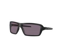 Oakley Lunettes de soleil Cables Prizm – Prizm Gris (Cat.3) – Homme Noir Mat
